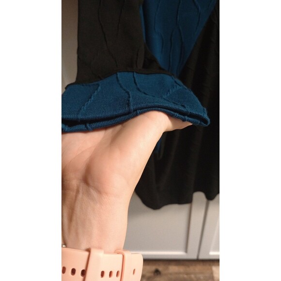 IC by Connie K Made in USA Artsy Lagenlook Tunic Top, Size Large - Picture 6 of 12